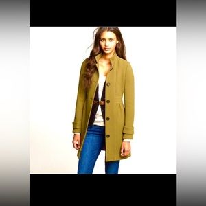 J.Crew Lady Day Coat in Italian Double Cloth Wool w/Thinsulate Lining, SZ 8